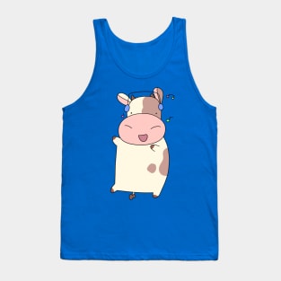 Dancing Headphones Cow Tank Top